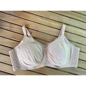 EUC HoneyLove Beige Wirefree Sz 3X( 44DD(E)-44DDD(F) Women's Bra